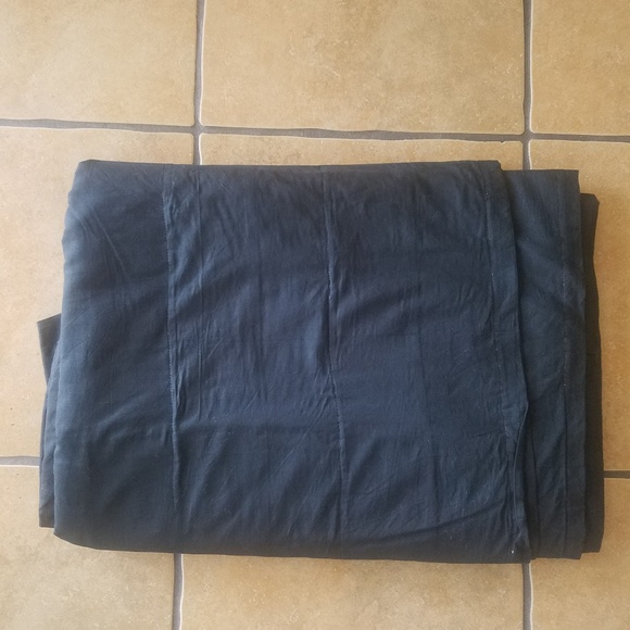 Vtg Blanket/throw blanket Quiltted & Flower Applique Hand sewn 7 ft x 9 ft - Picture 8 of 8